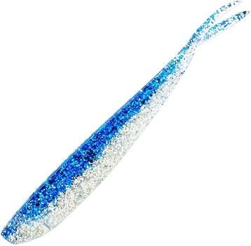 Силикон Lunker City Fin-S Fish 3.5 10 шт Blue/Silver (1102-35025)