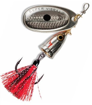 Блесна Blue Fox Vibrax Foxtail BFX 2 6 g Silver/Red (1102-BFX2 SSDX)