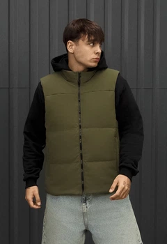 Мужская Жилетка Стаф Хаки Однотонная Безрукавка Staff Ko Khaki XXL (402975)