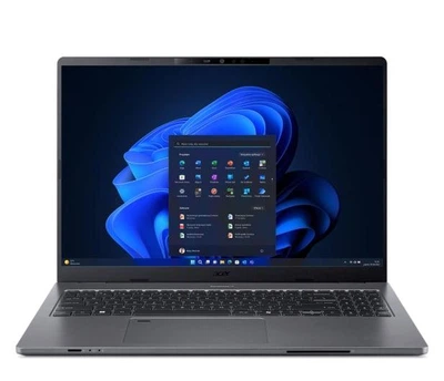 Ноутбук Acer TravelMate P2 16 (NX.BWCEP.002), AMD Ryzen AI 5 330 / 16″ / 120 Гц / RAM 16 ГБ DDR5 / SSD 512 ГБ / AMD Radeon 820M / Windows 11 Pro / Сірий
