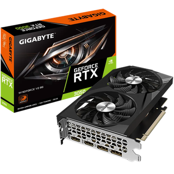 Відеокарта GeForce RTX 3050 8GB Gigabyte WindForce V2 (GV-N3050WF2V2-8GD)