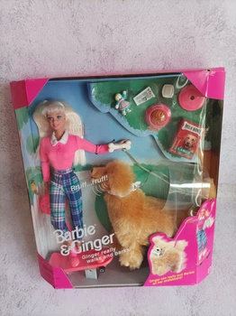 Колекційна лялька Барбі з собачкою Barbie and Ginger 1997