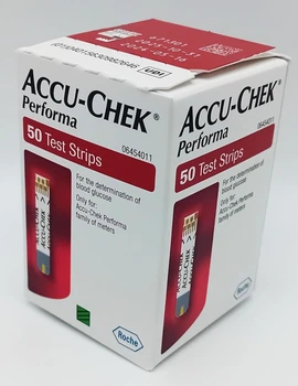 Тест-полоски для мониторинга уровня глюкозы в крови Accu-Chek Performa 50 шт