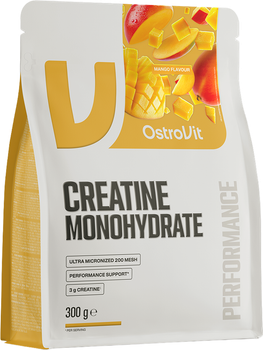 Креатин моногідрат OstroVit Creatine Monohydrate порошок 300 г Манго (5902232617603)