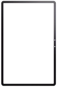 Скло корпусу Lenovo Tab P11 Pro TB-J706F LTE чорне з OCA-плівкою оригінал Musttby High Copy