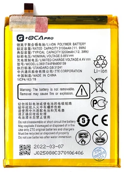 Аккумулятор акб батарея Li3931T44P8H806139 ZTE Blade A5 2020 /ZTE Blade A51 3200mAh оригинал G+OCA PRo