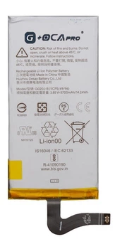 Аккумулятор акб батарея G020J-B Google Pixel 4 XL 3700mAh оригинал G+OCA PRo