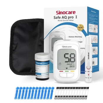 Глюкометр з 25 тест-полоски, Sinocare Safe