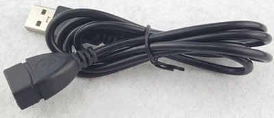 Кабель USB удлинитель AM/AF 1м черный