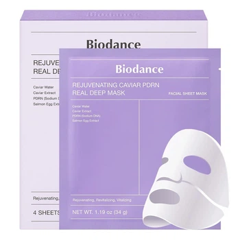 Гідрогелева маска Biodance з екологічної ікри та технологією PDRN