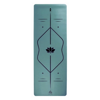 Коврик для йоги каучуковый Vimal Alignment Ocean Blue 183×68×0.5 см