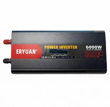Перетворювач напруги інвертор Eryuan із чистою синусоїдою 6000W LCD-дисплей DC/AC 12V-220V