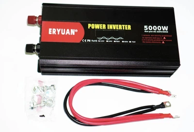 Перетворювач напруги 5000W 12V 220V інвертор з чистою синусоїдою та LCD-дисплеєм