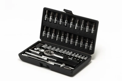 Набір інструментів MASTERTOOL ¼" 46 шт 4-14 мм кейс 78-6046