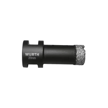 Коронка алмазная Wurth Hard Ceramic 1457440020 M14 20 мм