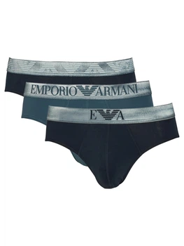 Чоловічі сліпи 3 шт. Emporio Armani XL Синій (EM000258-blu-or)