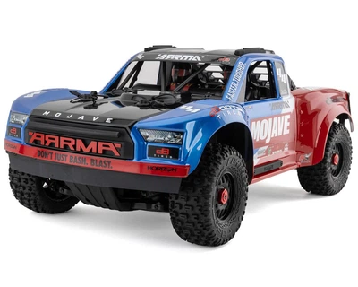 Радиоуправляемая модель ARRMA Mojave 4X4 4S BLX 1/8 Desert Truck RTR Blue/Red (ARA4404T2)