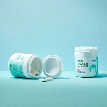 Жевательная резинка Atomy с ксилитом Xylitol Gum, яблоко-мята, 100г Корея