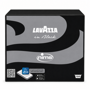Кава в капсулах Lavazza in Black Top Selection Corposo 100% Arabica 100 шт. для системи Nims Elogy