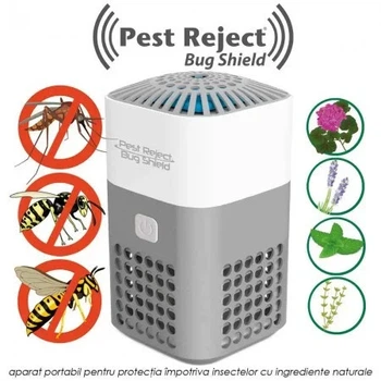 Портативний фумігатор Mosquito Repellent для захисту від комарів з вентилятором та ароматичними вставками на 4 батарейки AA