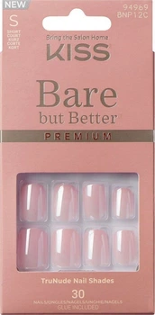 Zestaw sztucznych paznokci Kiss Bare But Better Premium Intro 30 szt (731509949698)