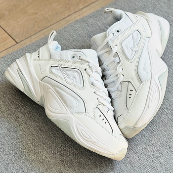 Кроссовки мужские и женские Ni M2K Tekno white / Най м2к Текно белые 36