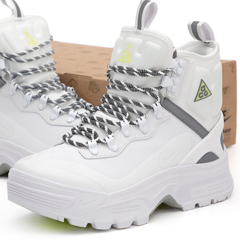Кросівки чоловічі Ni ACG Air Zoom Gaiadome GTX White / Най АСЖ аір зум Гор-Текс білі високі 37