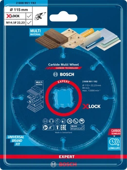 Отрезной круг Bosch EXPERT X-LOCK Carbide 115×22,23 мм