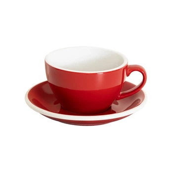 Чашка з блюдцем Loveramics EGG 250мл Red