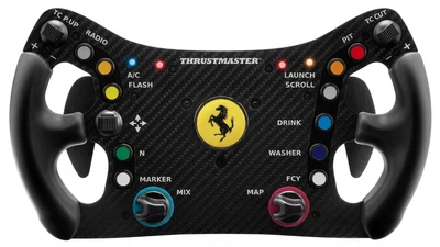 Кермо Thrustmaster Ferrari 488 GT3 Wheel Add-On Чорне (4060263)