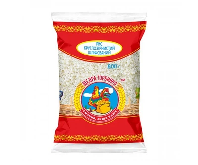 Рис круглий TM Щедра торбинка 800 g