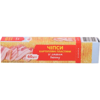 Чіпси Субота зі смаком бекону 60 г