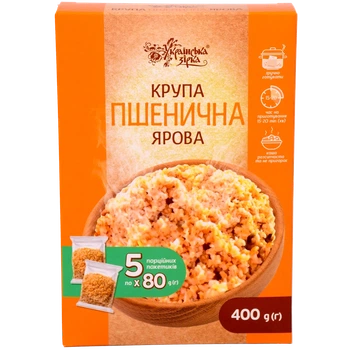 Крупа пшенична Українська зірка вар./пак 400 г