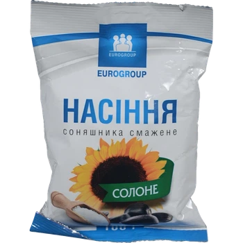 Насіння соняшнику Єврогруп підсолене 100 г
