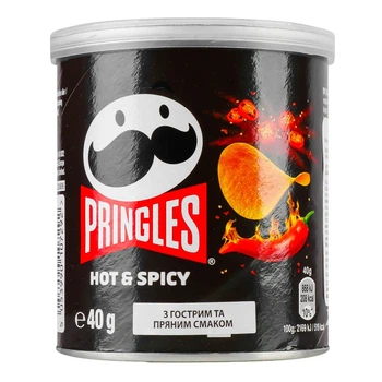 Чипси Pringles Hot and Spicy 40 г