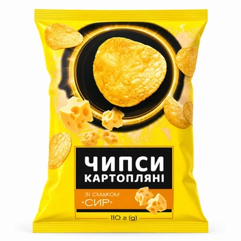Чіпси "7" зі смаком сиру 110 г