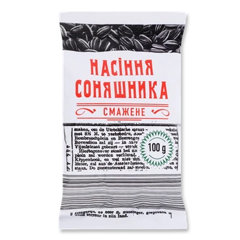 Насіння соняшника несолоне 100 г