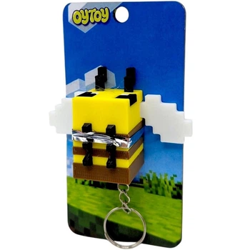 Брелок (3D друк) Minecraft Bee/ Бджілка OYTOY (304023)