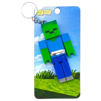 Брелок 3D друк Minecraft Zombie / Зомбі OYTOY 1015000