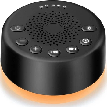 Машина белого шума Easysleep EWN-I1 — 25 звуков для сна, ночник, таймер, USB, черная