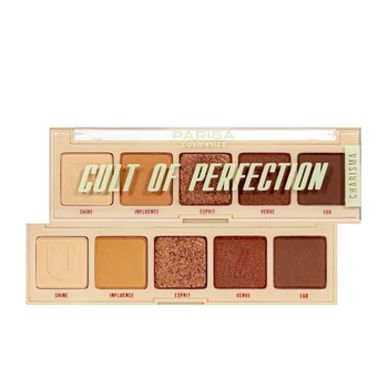 Палітра тіней для повік Parisa E-605 Cult Of Perfection №04 Харізма Бежево-Коричневий, 4,2 г