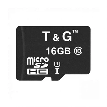Карта памяти MicroSDXC T&G 16GB Class 10 UHS-I без адаптера