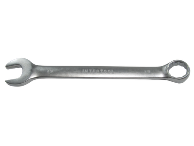 Ключ ріжково-накидний CrV 19 мм INTERTOOL (34883)