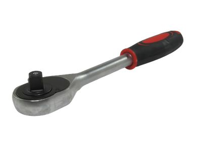 Вороток трещотка 1/2" INTERTOOL 24 зуба, длина 250мм, CrV, с храповым механизмом (34011)