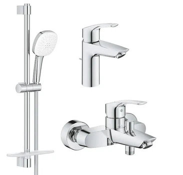 Набiр змiшувачiв Grohe Eurosmart New 3 в 1, для ванни та душу UA123238S3