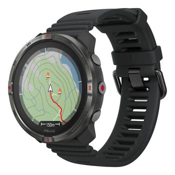 Спортивний GPS-годинник Polar Grit X2 з ЕКГ і SpO2, AMOLED, чорний