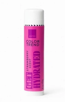 Бальзам для губ Avon Color Trend Get Hydrated Strawberry scent/Полуниця, 4 г