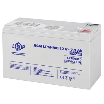 Аккумулятор мультигелевый LPM-MG 12V - 7.5 Ah Уценка