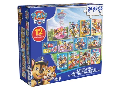 Набір пазлів 12 в 1 Цуценячий патруль Paw Patrol, Spin Master, 24-48-63 ел., SM33649/6073382
