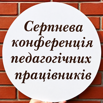 Мини Баннер Для Фотозоны Серпнева Конференція Педагогічних Працівників 1 Сентября